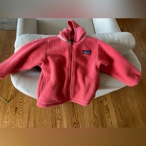 Patagonia coat hot pink